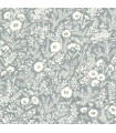 4072-70051 - Agathon Blue Floral Wallpaper by Chesapeake