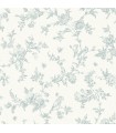 4072-70062 -Nightingale Seafoam Floral Trail Wallpaper by Chesapeake
