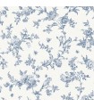 4072-70064 -Nightingale Navy Floral Trail Wallpaper by Chesapeake