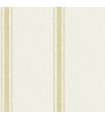 4072-70069 -Linette Wheat Fabric Stripe Wallpaper by Chesapeake