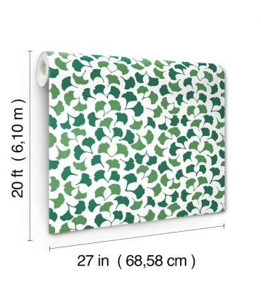 PSW1389RL - Green Forest Glade Peel & Stick Wallpaper by Madcap Cottage