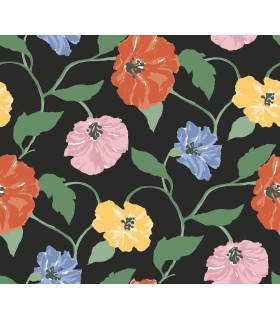 PSW1399RL - Nightfall Jungle Garden Peel & Stick Wallpaper by Madcap Cottage