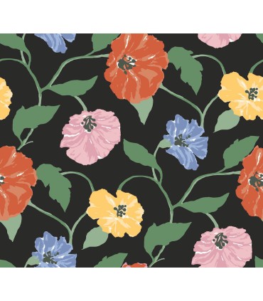 PSW1399RL - Nightfall Jungle Garden Peel & Stick Wallpaper by Madcap Cottage