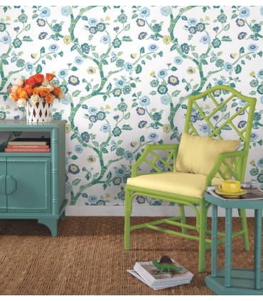 PSW1406RL - Temple Garden Peel & Stick Wallpaper by Madcap Cottage