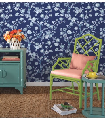PSW1407RL - Temple Garden Peel & Stick Wallpaper by Madcap Cottage