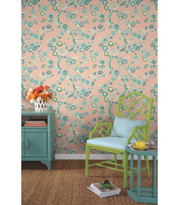 PSW1408RL - Temple Garden Peel & Stick Wallpaper by Madcap Cottage
