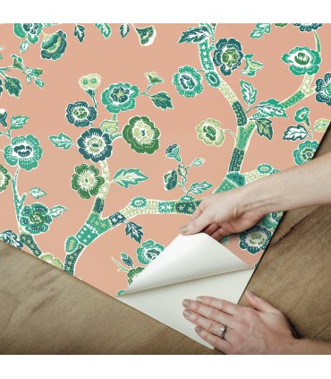 PSW1408RL - Temple Garden Peel & Stick Wallpaper by Madcap Cottage