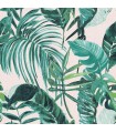 WLD53101W - Grover Green Palmera Wallpaper by Ohpopsi Wild