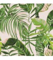 WLD53103W - Grover Light Pink Palmera Wallpaper by Ohpopsi Wild