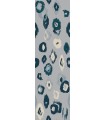 WLD53120W - Amara Blue Animal Ikat Wallpaper by Ohpopsi Wild