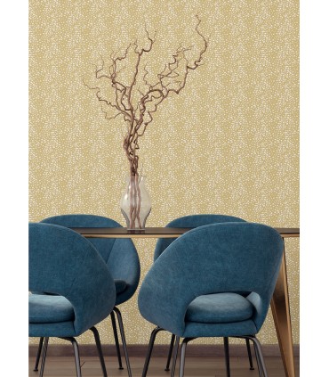 WLD53129W - Ula Mustard Cheetah Spot Wallpaper by Ohpopsi Wild