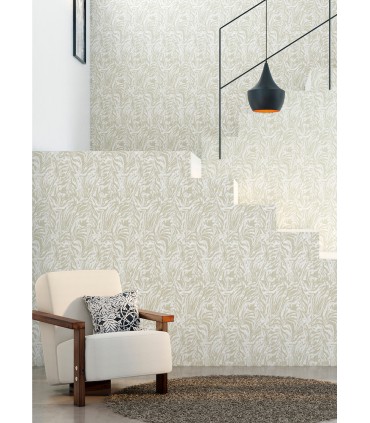 WLD53134W - Davy Taupe Zebra Wallpaper by Ohpopsi Wild