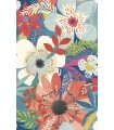CEP50104W - Janis Indigo Floral Riot Wallpaper by Ohpopsi Concept