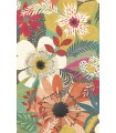 CEP50105W - Janis Olive Floral Riot Wallpaper by Ohpopsi Concept