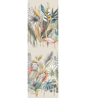CEP50109W - Sierra Neutral Urban Tropic Wallpaper by Ohpopsi Concept