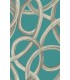 CEP50124W - Calix Turquoise Twisted Geo Wallpaper by Ohpopsi Concept