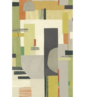 CEP50132W - Rhodes Sage Blocs Wallpaper by Ohpopsi Concept