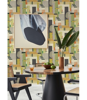 CEP50132W - Rhodes Sage Blocs Wallpaper by Ohpopsi Concept