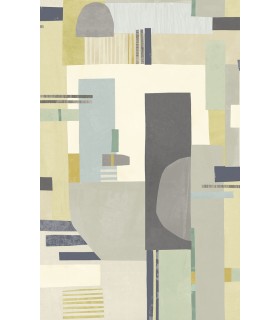 CEP50133W - Rhodes Neutral Blocs Wallpaper by Ohpopsi Concept