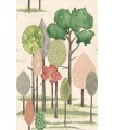 CEP50136W - Cypress Pink Tall Trees Wallpaper by Ohpopsi Concept