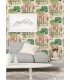 CEP50136W - Cypress Pink Tall Trees Wallpaper by Ohpopsi Concept