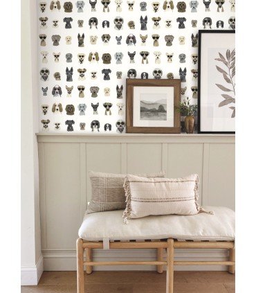 PSW1462RL - Dog Days Peel & Stick Wallpaper by Rifle Paper
