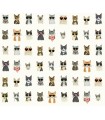 PSW1463RL - Cool Cats Peel & Stick Wallpaper by Rifle Paper