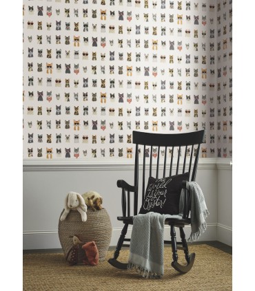 PSW1463RL - Cool Cats Peel & Stick Wallpaper by Rifle Paper
