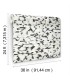 CC1201 - Black & White Capiz Shells Offering Wallpaper by Carol Benson Cobb