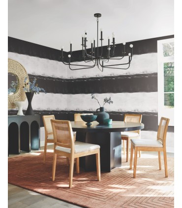 CC1271 - Black Ink Wash Wallpaper by Carol Benson Cobb