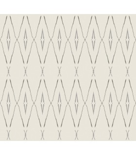 CC1281 - Savanna Artifact Silhouettes Wallpaper by Carol Benson Cobb
