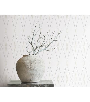 CC1283 - Natural Artifact Silhouettes Wallpaper by Carol Benson Cobb