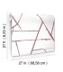 CC1291 - Spice Red Intersect Wallpaper by Carol Benson Cobb