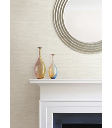 4080-24281 - Agave Light Grey Faux Grasscloth Wallpaper by A Street