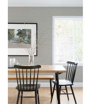 4080-24279 - Agave Stone Faux Grasscloth Wallpaper by A Street