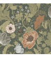 4080-44104 - Anemone Green Floral Wallpaper by A Street