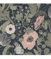 4080-44103 - Anemone Navy Floral Wallpaper by A Street