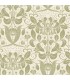 4080-83127 - Berit Olive Floral Crest Wallpaper by A Street