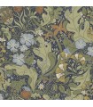 4080-83102 - Elise Indigo Nouveau Gardens Wallpaper by A Street