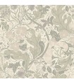 4080-83105 - Elise Light Grey Nouveau Gardens Wallpaper by A Street