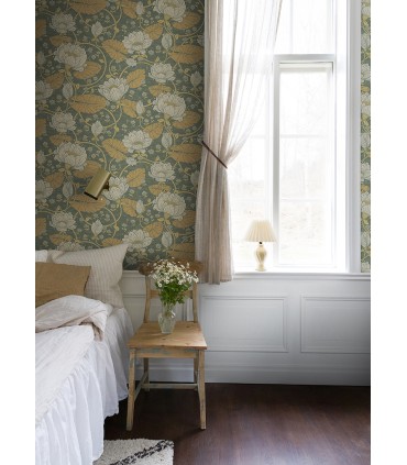 4080-83120 - Eva Yellow Lotus Dreams Wallpaper by A Street