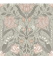 4080-44105 - Filippa Grey Tulip Wallpaper by A Street