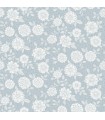 4080-15912 - Lizette Light Blue Charming Floral Wallpaper by A Street