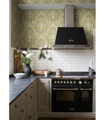 4080-83117 - Ojvind Gold Floral Ogee Wallpaper by A Street