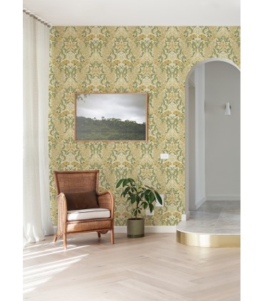 4080-83117 - Ojvind Gold Floral Ogee Wallpaper by A Street