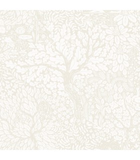 4080-83111 - Olle Cream Forest Sanctuary Wallpaper by A Street