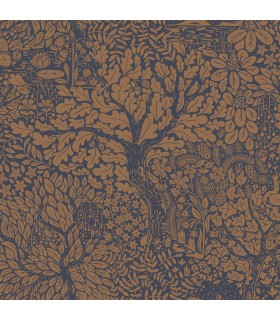 4080-83106 - Olle Orange Forest Sanctuary Wallpaper by A Street