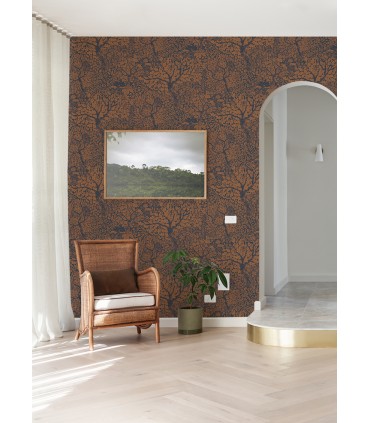 4080-83106 - Olle Orange Forest Sanctuary Wallpaper by A Street