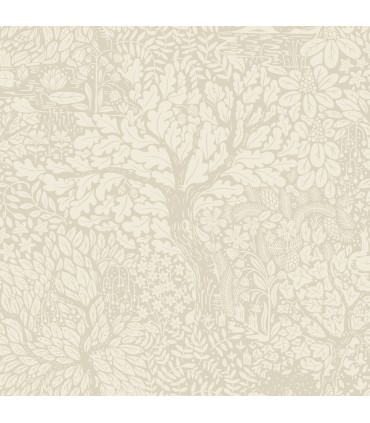 4080-83110 - Olle Taupe Forest Sanctuary Wallpaper by A Street