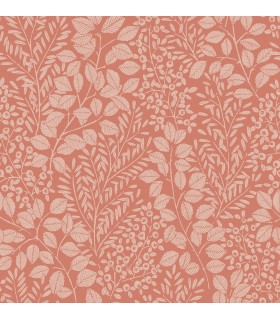 4066-26516 - Elin Coral Berry Botanical Wallpaper by A Street